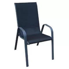 Scaun Villager Como negru (41075)