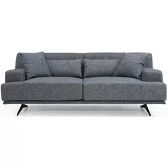 Canapea Trendy Bentley gri 110x80x200cm (2 locuri)