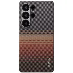 Husă pentru smartphone Pitaka Sunset Moonrise Tactile Woven for Samsung S25 Ultra Sunset (KS2503U)