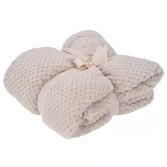 Домашний текстиль H&S 49553 Patura 130x170сm, fleece, bej