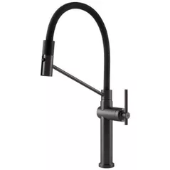 Bateria bucătărie Gessi 60664-707 Habito Black Metal Brushed PVD