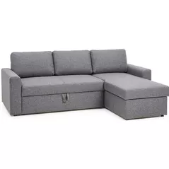 Диван Embawood Scandic, Ткань, Серебряный, Neve 85