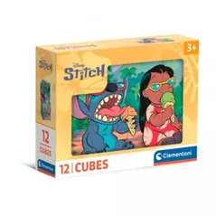 Puzzle Clementoni Cuburi STICH, 12 bucăți (41347)