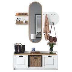 Mobilă pentru antreu Trendy EE101-1983, Nuc, 120x45x40cm (GTR001439)