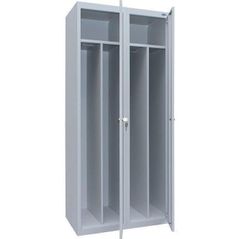 Офисная металлическая мебель УХЛ-МАШ ШО-400/2 Исп.1 Шкаф одёжный, 2 секции (1800x800x500)