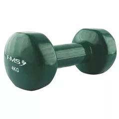 Ganteră HMS 1471 Gantera 4kg vinil, verde închis