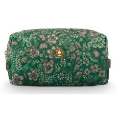 Несессер/косметичка Pip Studio 51.274.280 Coco Cosmetic Bag Medium Quilted Daisy Dreams Green 21.5x10x10.5cm