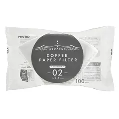 Аксессуар для кофеварки Hario PEF-02-100W+ Filtru de hîrtie 02W, 100 buc