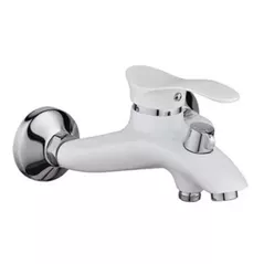 Смеситель для ванны Sandy 49013 Ergo cu pipa scurta, alb mat