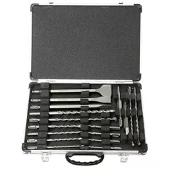 Set de tubulare, bite, duze Makita D-42444 Set 17 dalti/burghie valiza alum. 250mm