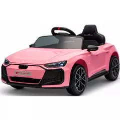 Mașină electrică pentru copii Kids car 8070740-2R_Pink Audi e-tron, 12V4.5AH, scaune din piele