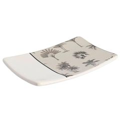 Săpunieră Tendance 55707 Arizona Dream gri-alb, din ceramica