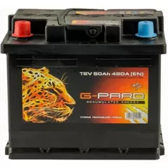 Автомобильный аккумулятор Gepard 50 AH EFB START STOP 460A (207x174x188)
