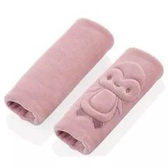 Accesorii pentru scaune auto BabyJem 349 Set 2 protectii pentru centura de siguranta Roz