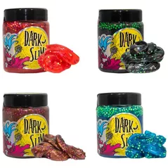 Игрушка Strateg 71831 Слайм Dark slime - з кульками 0,25кг