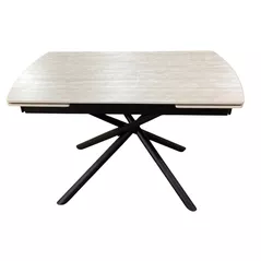 Стол Deco Ritmo 120/180 Grey (Roman Travertine Matt)