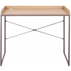 Masă de birou Deco Ergon (90x45x81H) Oak/Grey