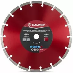 Диск отрезной Hammer 40246 diamant, d230x2,4x7×22,2mm, segmentat, taiere la uscat
