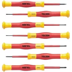 Набор ручных инструментов Tolsen Set 7 surubelnite 1000V (V32007)