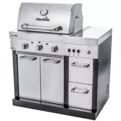 Мангал Char-Broil 463246018 Ultimate 3 Burner, TRU-Infrared, Modular Kitchen (pe gaz)