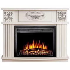 Șemineu electric ArtFlame Roma mini white & Capri