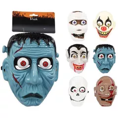 Декор Promstore 53735 Mască de Halloween, 25X19cm, 6 modele