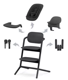 Стульчик для кормления Cybex 521003207 Lemo Stunning Black 4in1