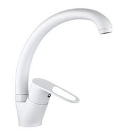 Bateria bucătărie Sandy 49193 Nobilis pipa F alb mat