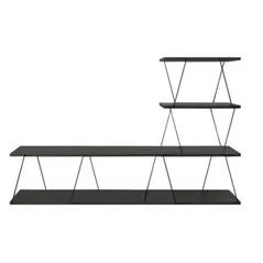 Comodă TV Trendy Ilgaz, Antracit 150x93x30cm