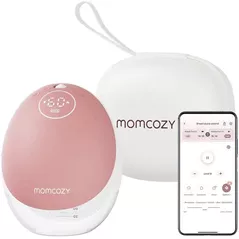 Pompă pentru sân Momcozy BP288-NR70BA-A Pompa de san electrica hands-free M9 Red