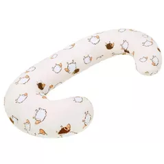 Pernă pentru gravide și mame care alăptează New Baby 28916  Подушка для кормления C-shape Овечки