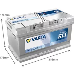 Acumulator auto Varta 80AH 740A(EN) клемы 0 (315x175x175) S4 010 (580406074K262)