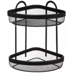 Этажерка 5five 52036 Полка угловая 2 уровня, металл