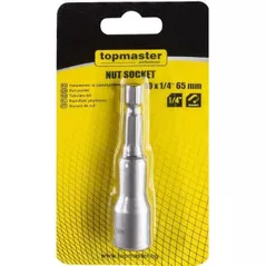 Набор головок, бит, насадок Topmaster 338604 бита магнитная с торцевой головкой 10x65мм