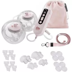 Молокоотсос KinderKraft KEGEFL00PNK0000 Gentleflow pink