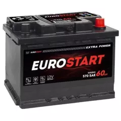Автомобильный аккумулятор Eurostart Extra power 60 Ah R-