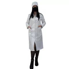 Медицинская одежда Cottony Capot de lucru albe 46 (PF)