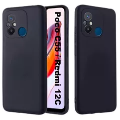 Чехол для смартфона Helmet Liquid Silicone Redmi 12C, Black