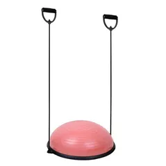 Тренажер для баланса inSPORTline 13494 Bosu balansir 57x25cm Uni IN17897-8 cu maneri PINK