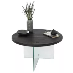 Журнальный столик Trendy Serenity, Antracit, Transparent