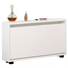 Raft pentru încălțăminte Mobildor-Lux Leo Slim 100x16x47H cm White