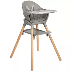 Стульчик для кормления Kikka Boo 31004010173 Scaun de masa 6in1 Woody Grey