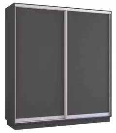 Dulap Mobildor-Lux Fox uși glisante din PAL (190x60x200H cm) Anthracite