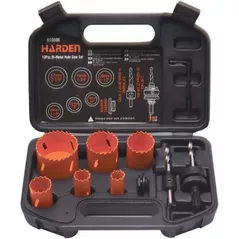 Набор головок, бит, насадок Harden 610596 Набор коронок по дереву 10шт (19-57мм) Industrial