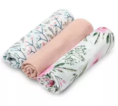 Аксессуар для пеленания Sensillo 09910 Пеленки муслин 3pack Pink