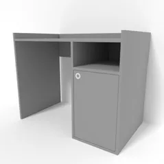 Офисный стол Smartex (10905) Tab Classic 100cm Grafit