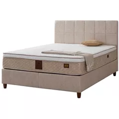 Pat oskar Side Havana Krem 02 (без матраса) В116/Ш+3/Т+10см 140x200