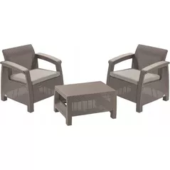 Садовая мебель Keter Corfu Weekend Cappuccino/Sand (227630)