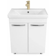 Шкаф под умывальник Mashtab 11500 Agat cu 2 usi 70cm Alb