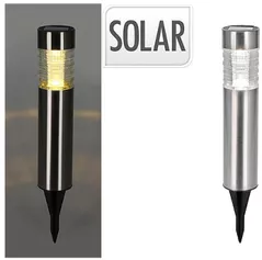 Aplică exterior ProGarden 27822 Felinar pe baterie solara H27.5cm, inox